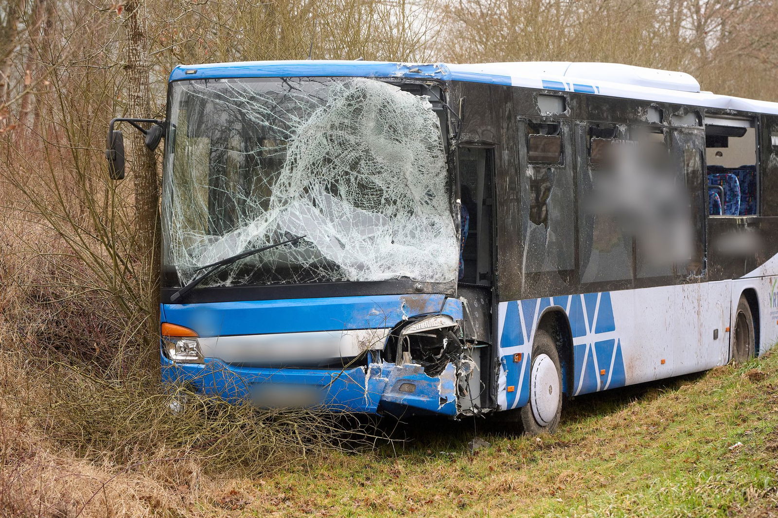 Glücklicherweise blieben alle Kinder bei der Kollision unverletzt.