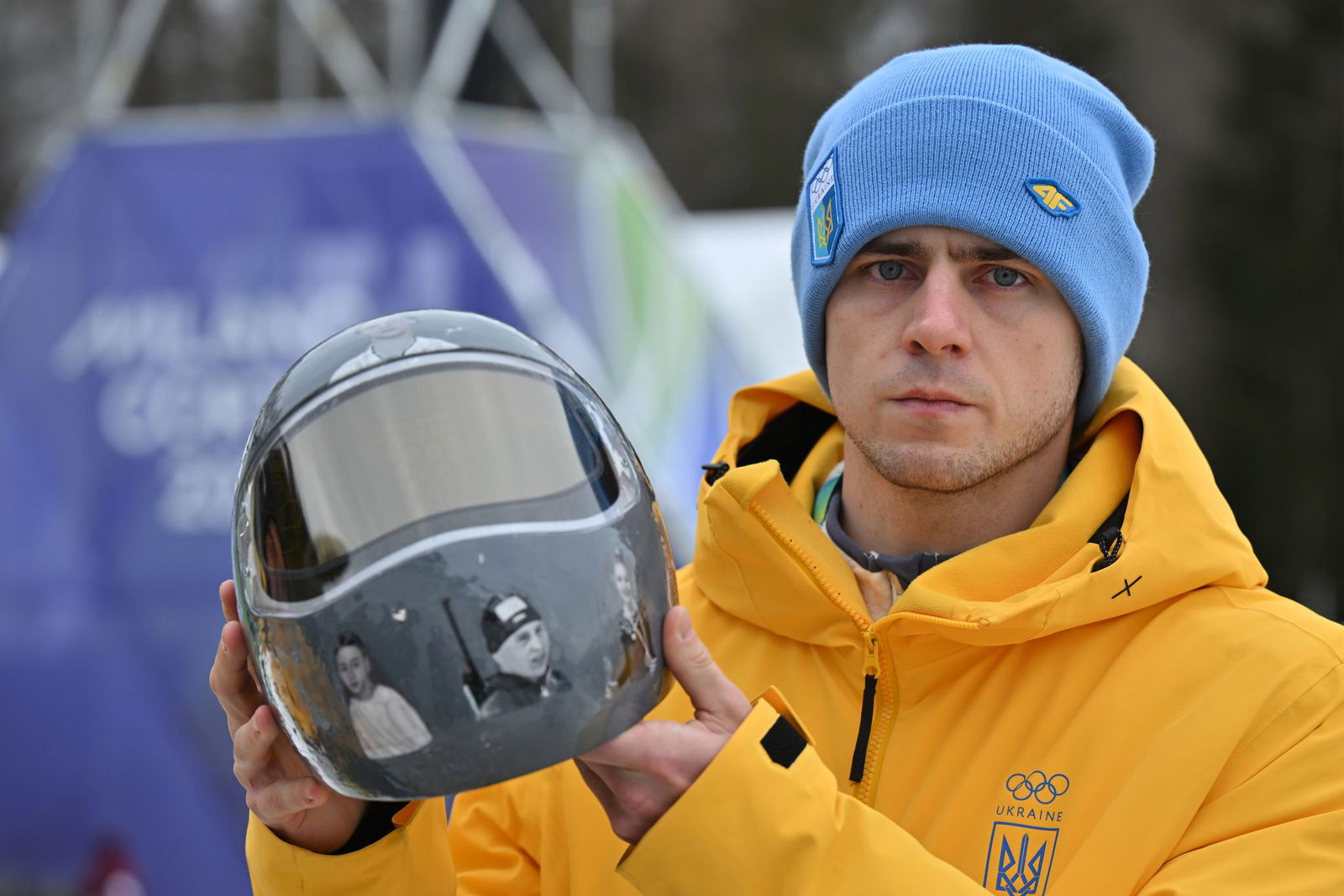 Von den olympischen Wettbewerben ausgeschlossen: Der ukrainische Skeleton-Pilot  Wladislaw Heraskewytsch.