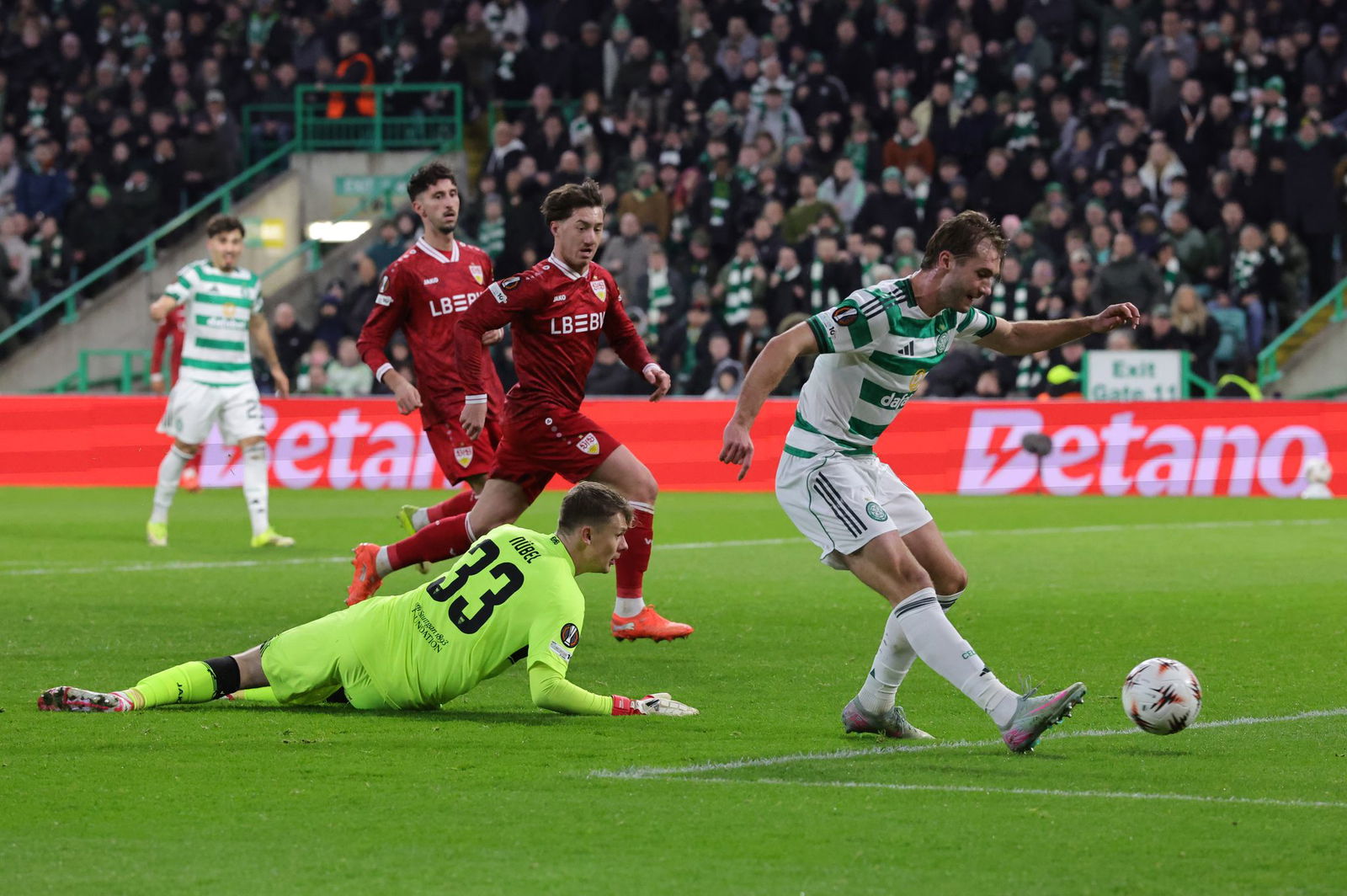 Ein Fehlpass in der Defensive führte zum Ausgleich von Benjamin Nygren.