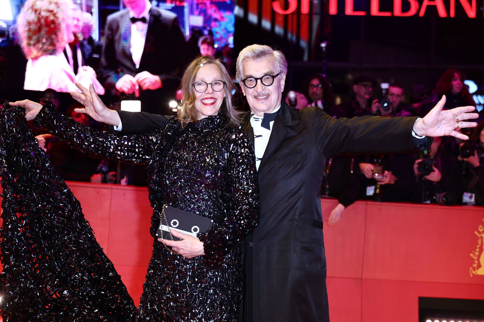 Donata und Wim Wenders zusammen bei der Berlinale.