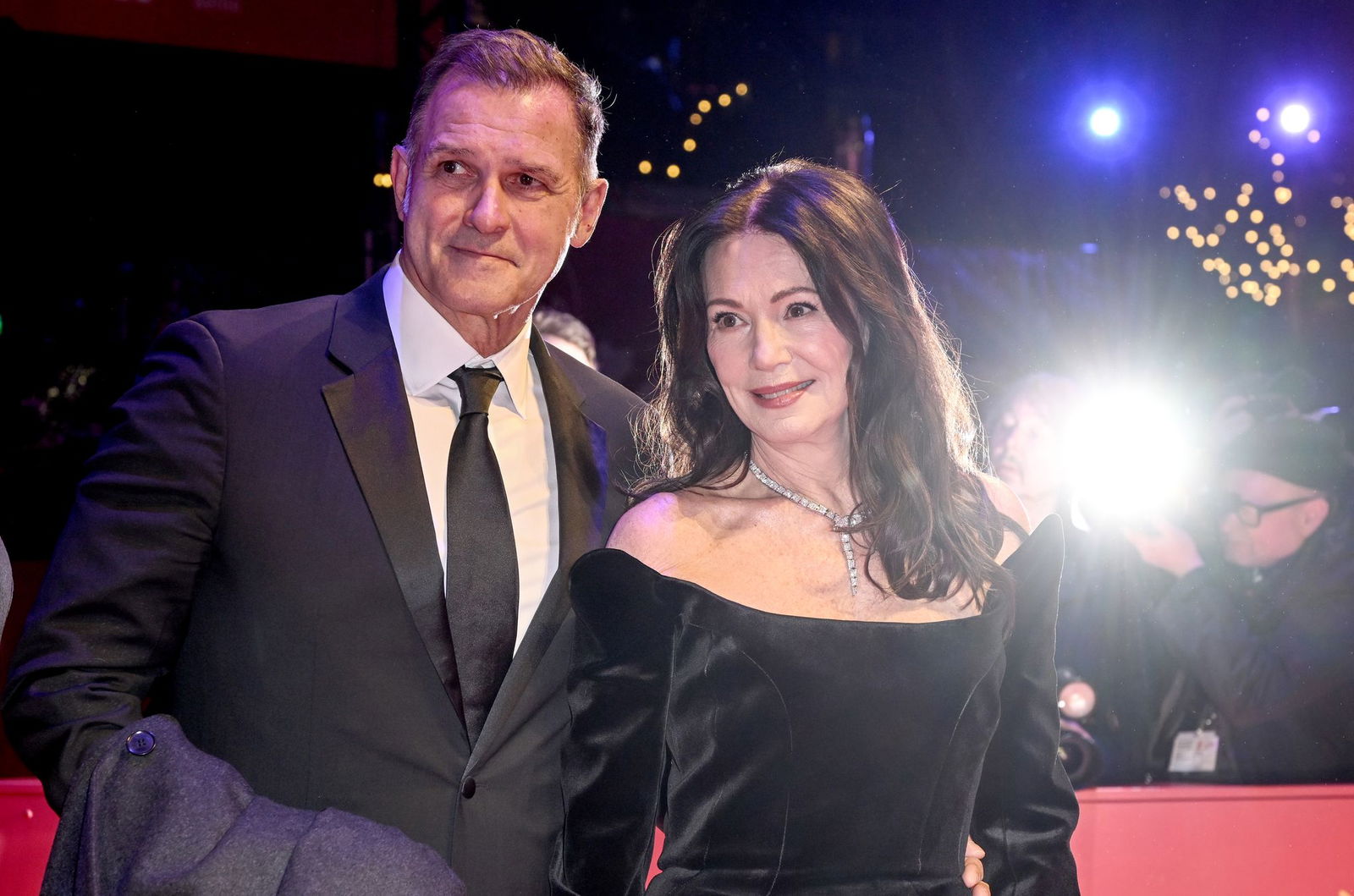 Sie habe keinen Grund für eine Ehe gesehen, sagt Iris Berben, hier mit ihrem Partner Heiko Kiesow. (Archivbild)