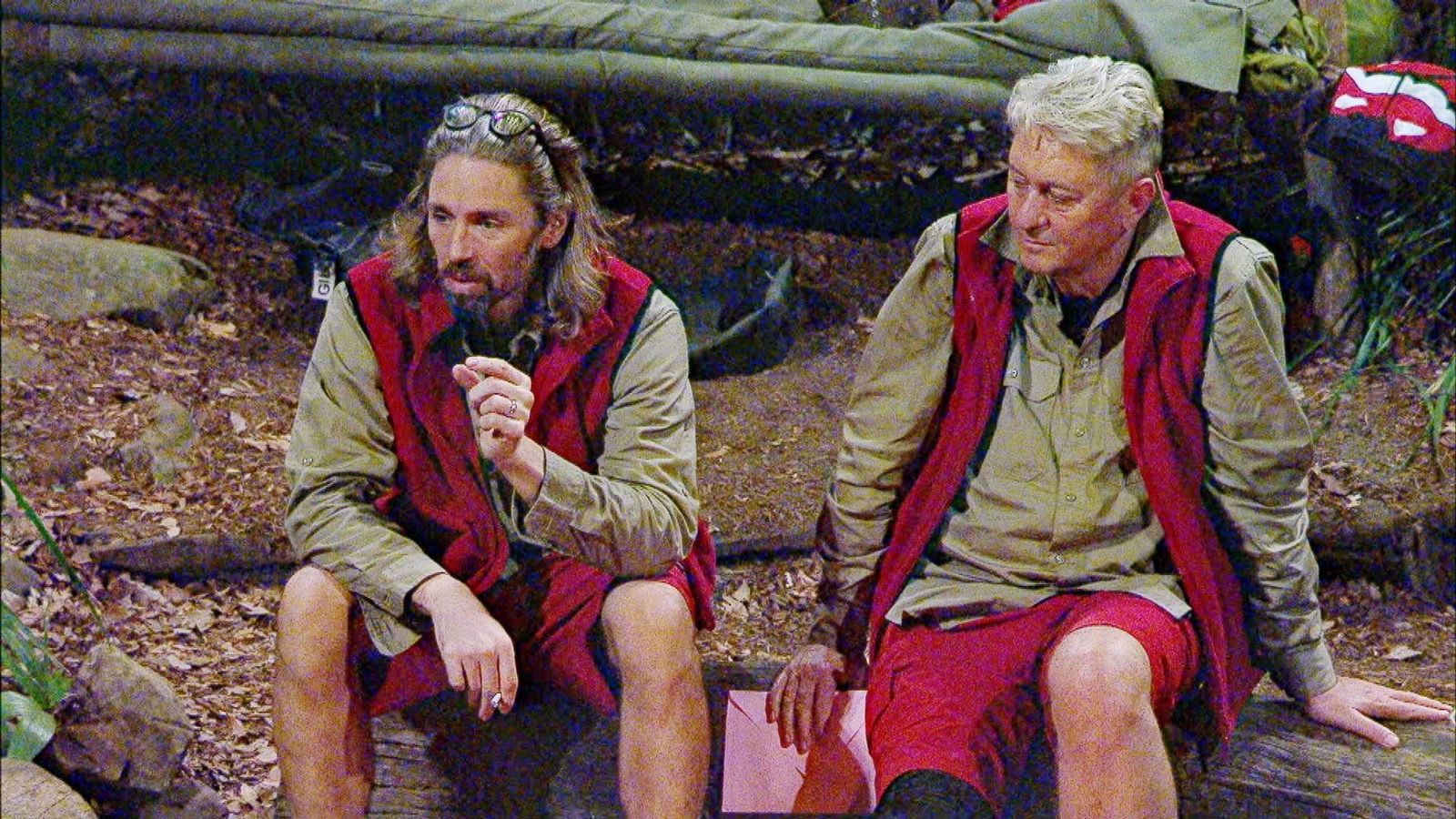 Gil und Hubert kämpfen um die Dschungelkrone. (Handout)