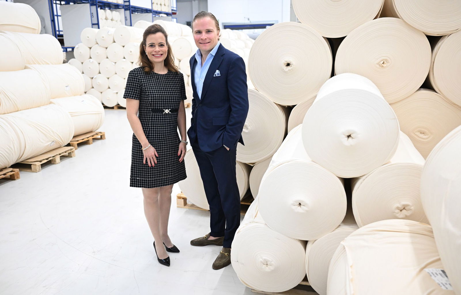 Bonita und Wolfgang Grupp junior leiten gemeinsam die Firma Trigema. (Foto-Archiv)