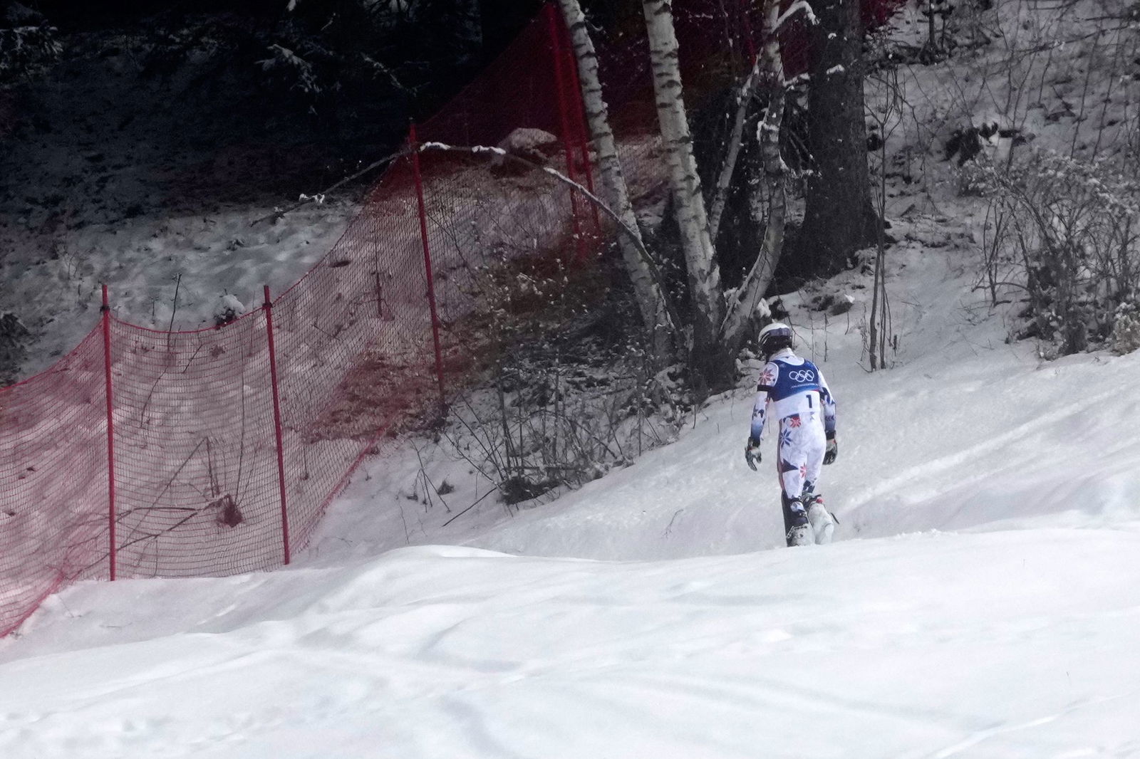 «Ich musste einfach weg von allem»: Der Norweger Atle Lie McGrath flüchtete nach seinem Slalom-Aus in den Wald. (Archivbild)