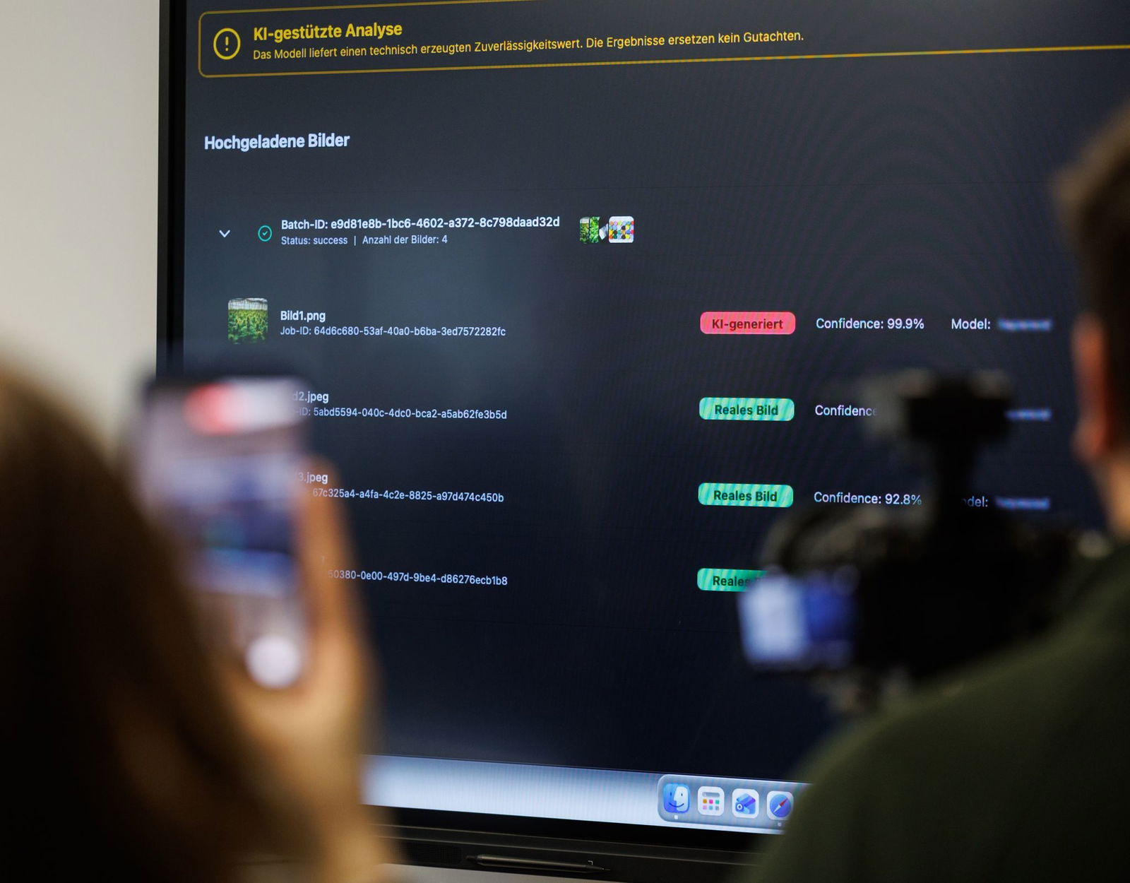 Die Anwendung ist für die polizeiliche Praxis angelegt.