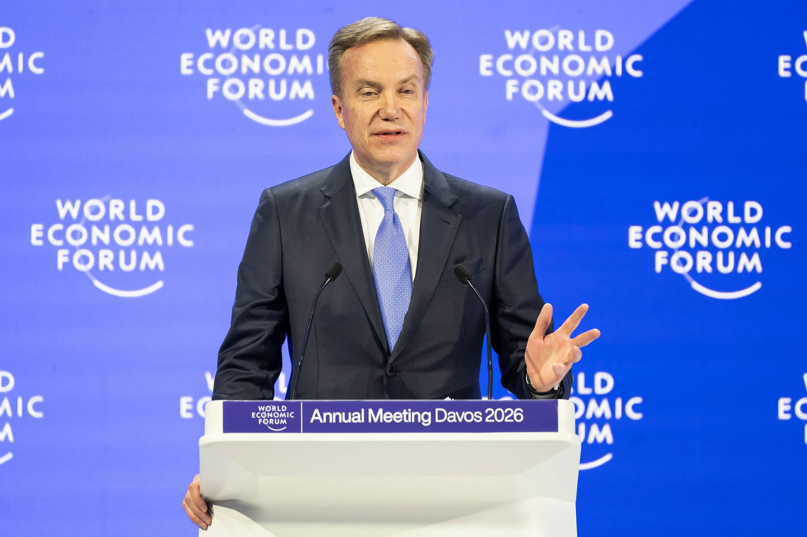 Noch im Januar leitete Børge Brende das Weltwirtschaftsforum in Davos. (Archivbild)