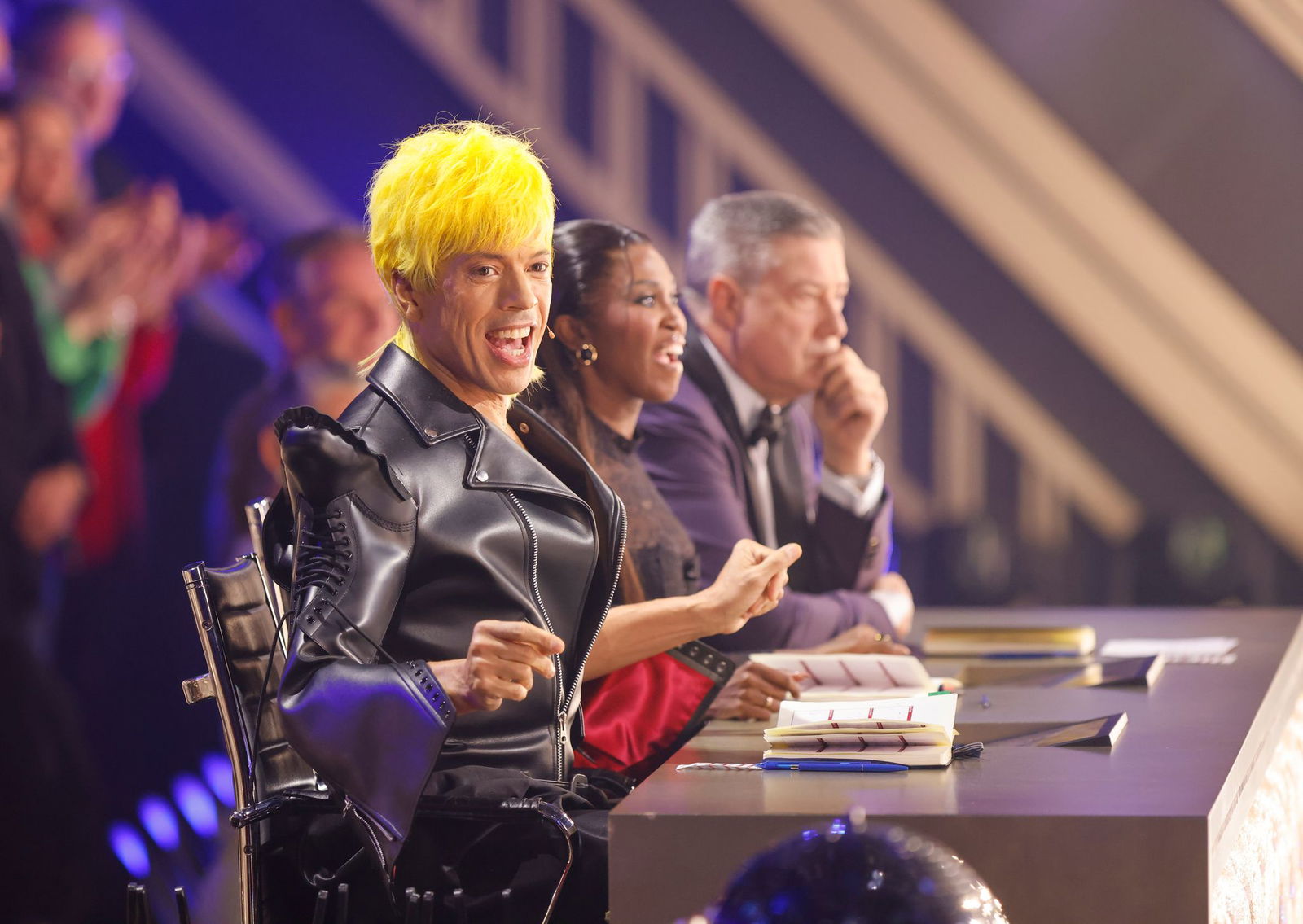 Jorges leuchtend gelben Haare waren ein Hingucker. 