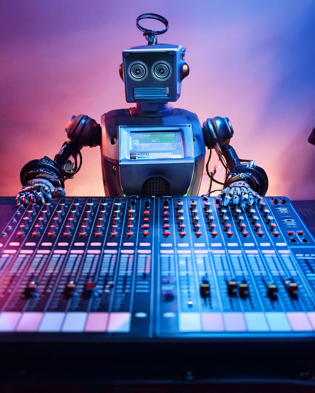 KI - Roboter am Mischpult