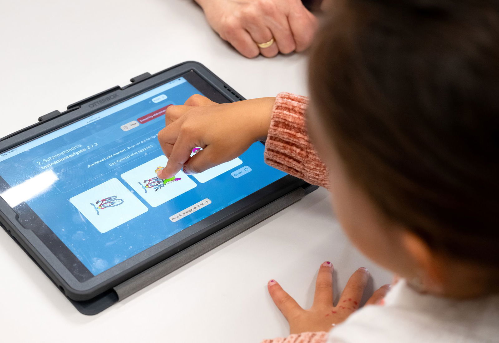 Im Saarland soll mit einer App festgestellt werden, wie gut ein Kind Deutsch kann. (Archivbild)