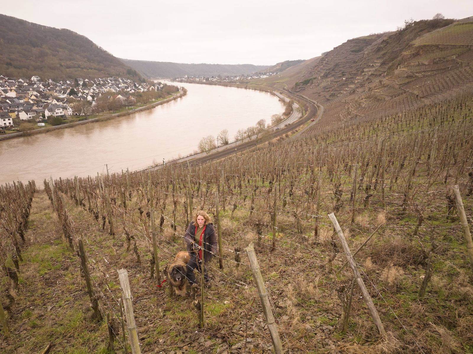 Mosel-Winzerin Kira Blinn hofft, dass auf die frühlingshaften Temperaturen kein Frost folgt. 