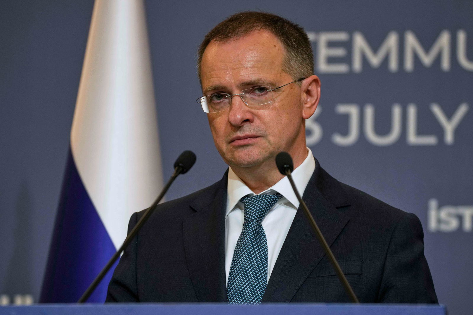 Wie zuvor in Istanbul, führt der russische Ex-Kulturminister Medinski auch in Genf die Moskauer Delegation. (Archivbild)