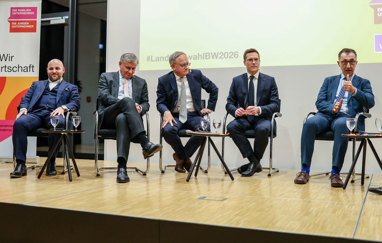 Nicht zum ersten Mal standen sich die Spitzenkandidaten vor der Landtagswahl Frage und Antwort. (Archivbild) 