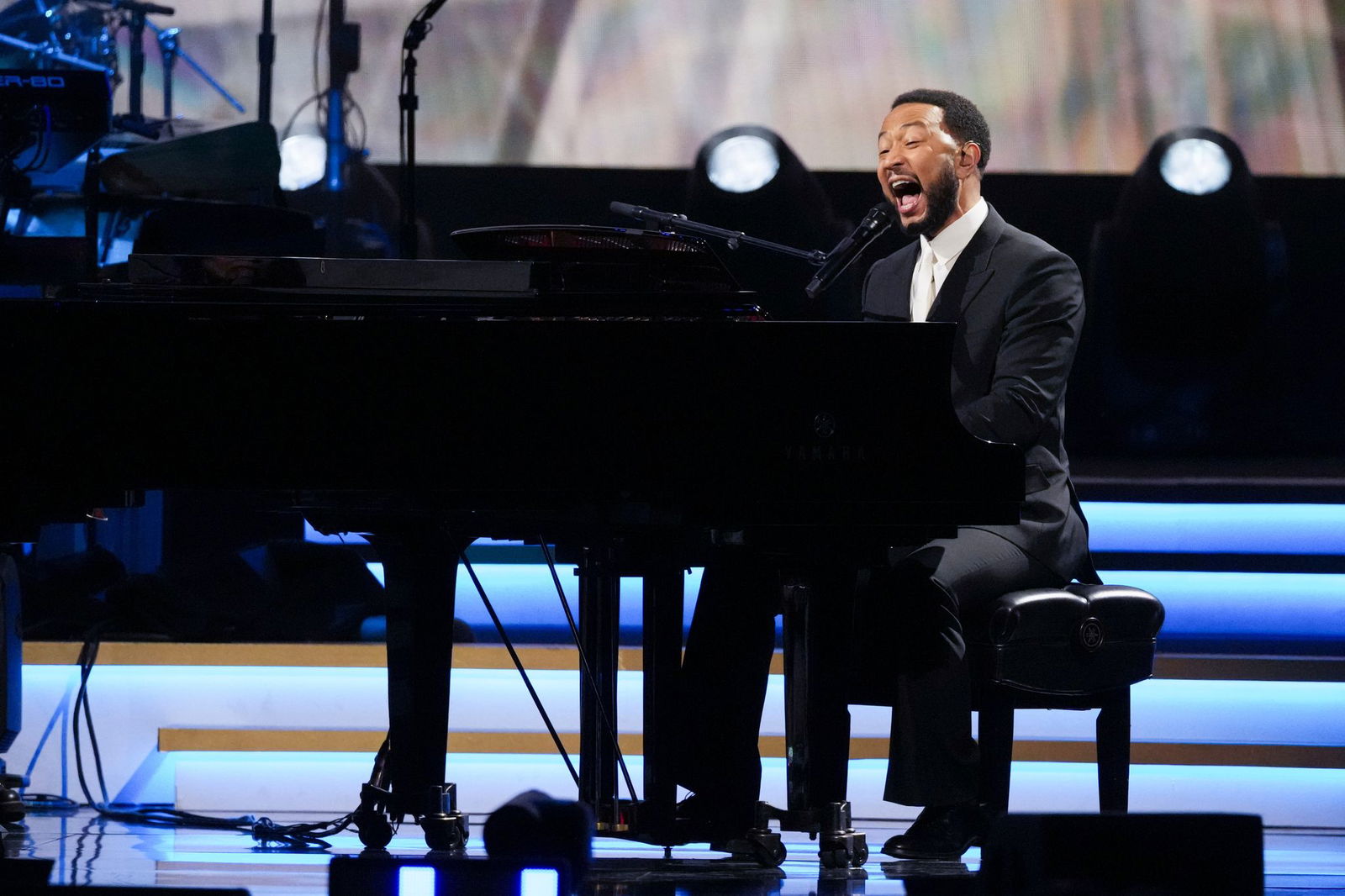 John Legend trat bei der Benefiz-Gala auf. 