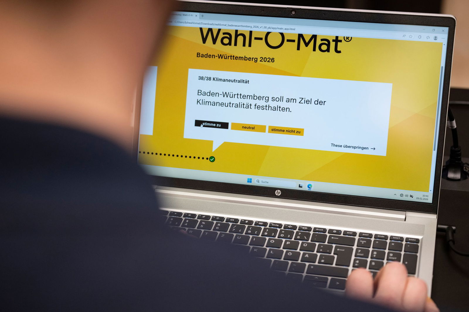 Seit Montag ist der Wahl-O-Mat für die Landtagswahl in Baden-Württemberg online. 