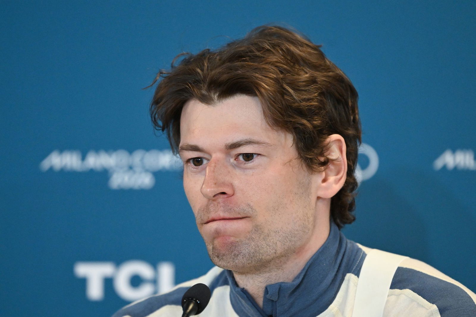 Leagreid musste auch bei der Pressekonferenz Fragen zu seinem Geständnis beantworten.