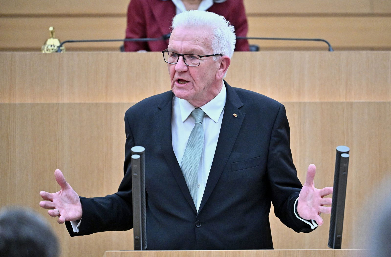 Kretschmann bedankte sich bei den Abgeordneten.