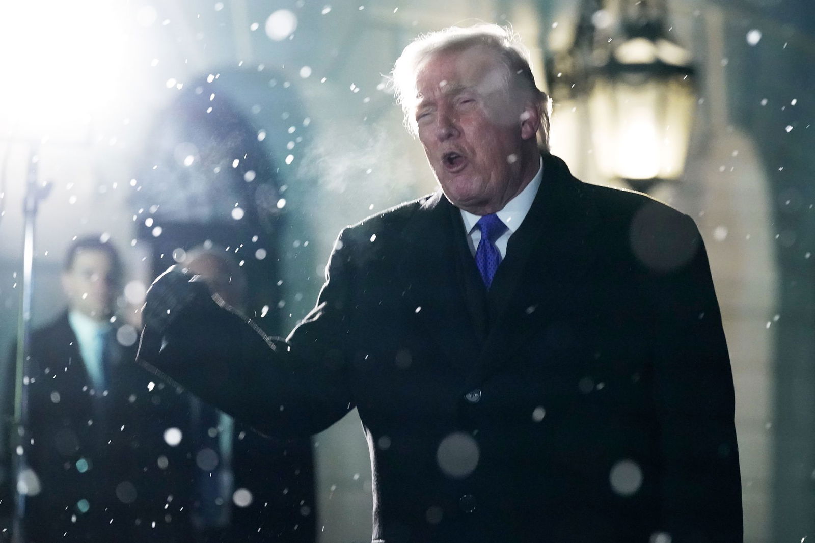 Kündigt weitere Gespräche mit dem Iran an - US-Präsident Trump. 