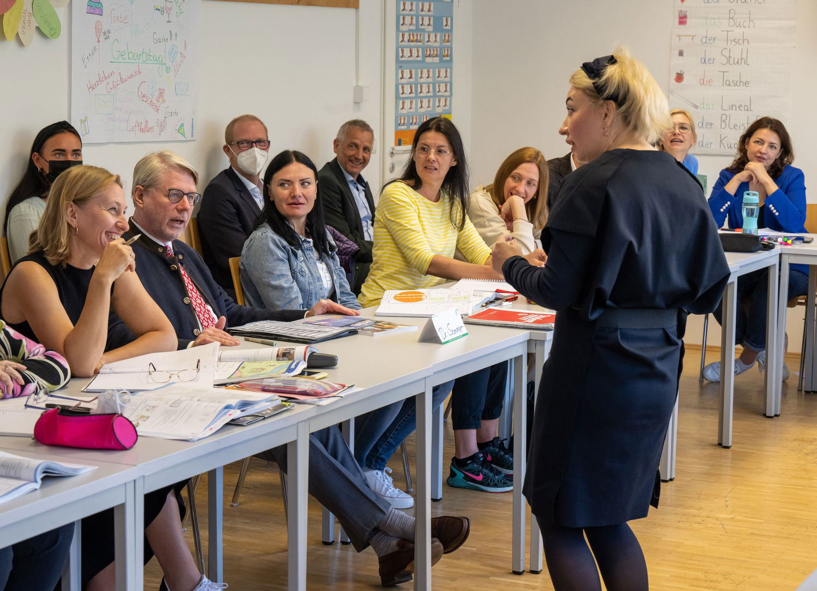 In den ersten Monaten nach Kriegsbeginn war die Solidarität mit Geflüchteten aus der Ukraine groß. Viele von ihnen haben seither Integrationskurse absolviert - vor allem, um Deutsch zu lernen. (Archivfoto) 