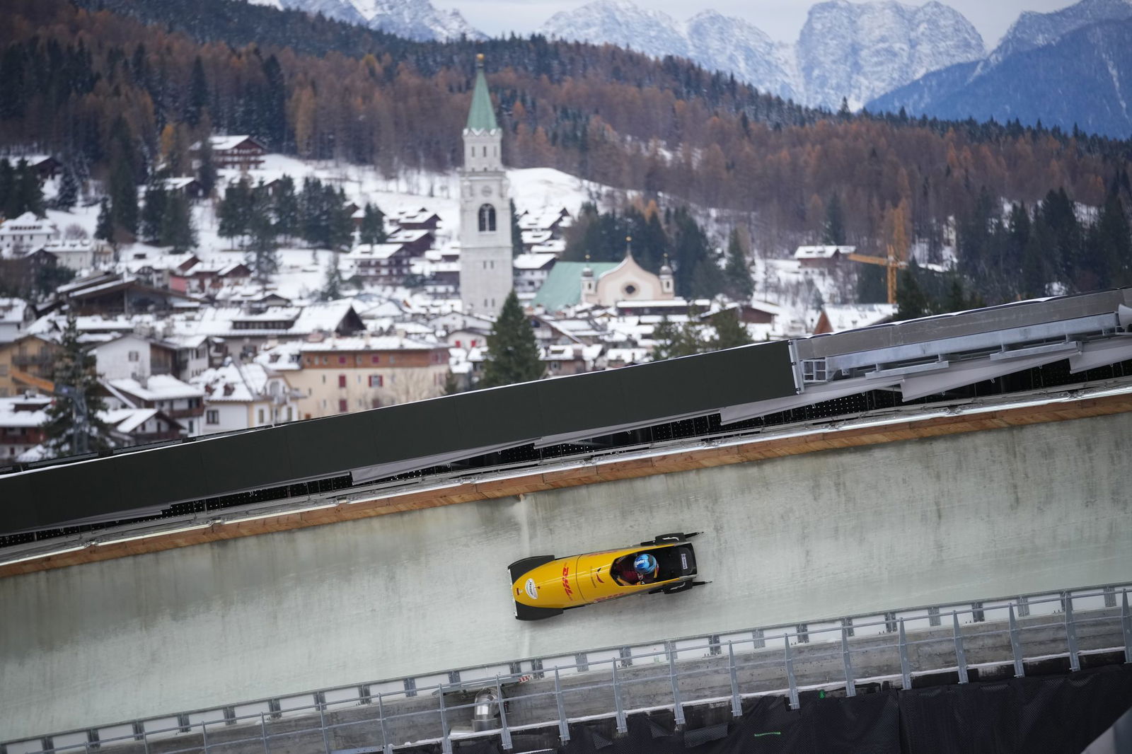 Die neue Bobbahn in Cortina war lange umstritten. (Archivbild)