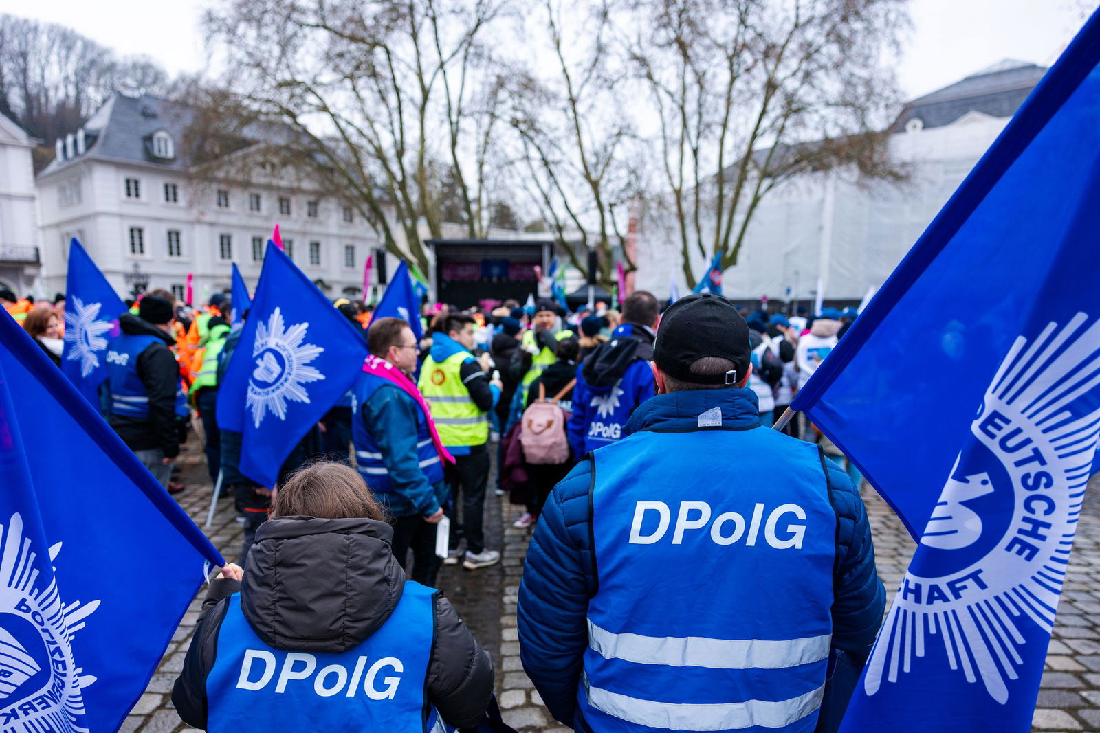 Auch die Polizeigewerkschaft beteiligt sich an den Streiks. (Foto aktuell)