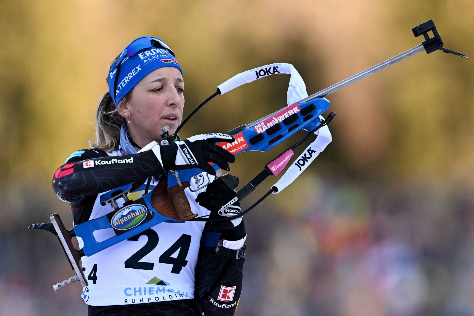 Franziska Preuß gilt als sichere Schützin. (Archivbild)