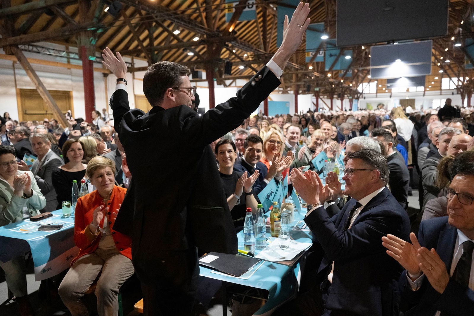 Hagel sprach vom zweitgrößten politischen Aschermittwoch Deutschlands - «und damit der Welt». 