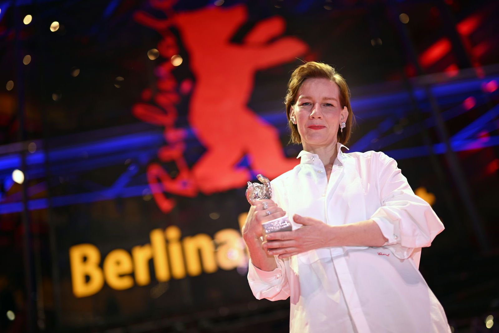 Schauspielerin Sandra Hüller wurde für ihre Hauptrolle im Drama «Rose» geehrt.