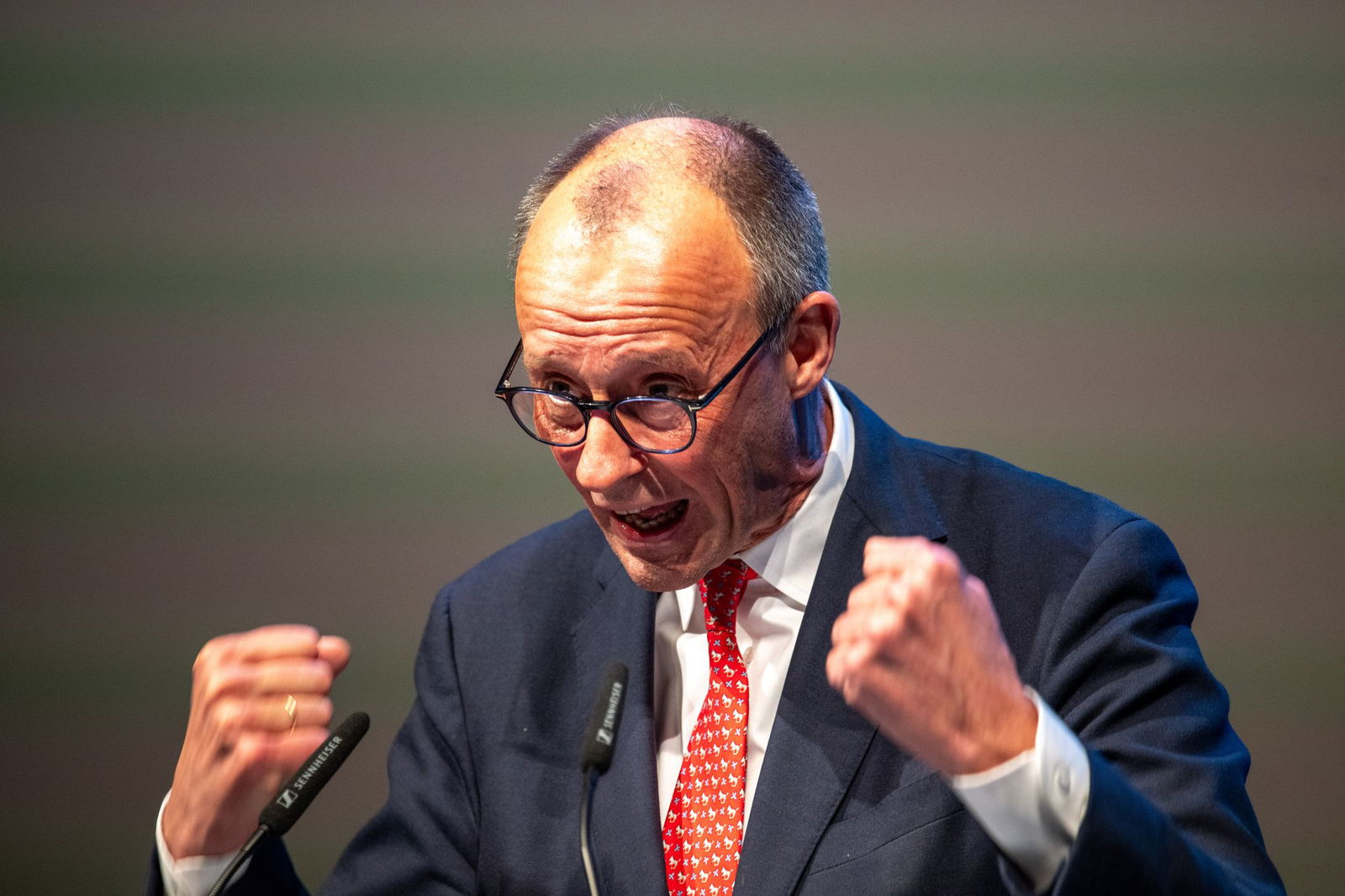 Beim Politischen Aschermittwoch gab sich Merz kämpferisch.