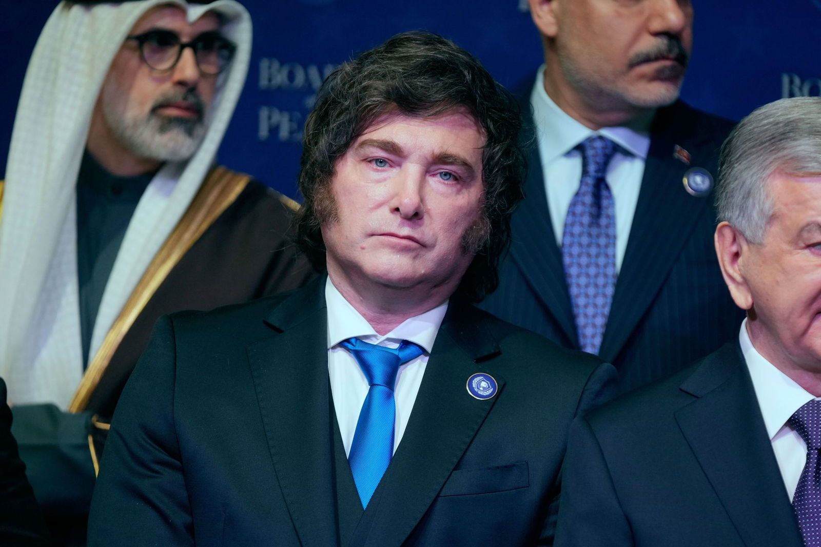 Der argentinische Präsident Javier Milei nahm an der ersten Sitzung des Friedensrats teil. 