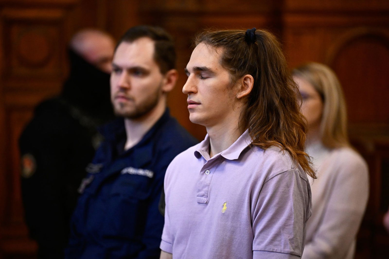 Maja T. im Gerichtssaal in Budapest. Das Urteil lautet acht Jahre Haft.