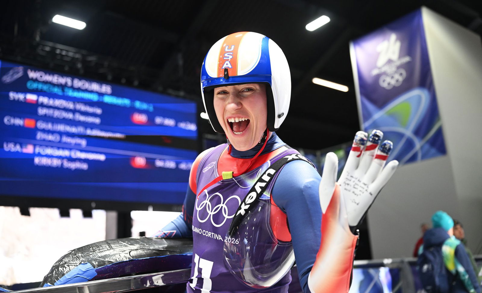 Selbst ernannte «Olympia-Bachelorette»: US-Rodlerin Sophia Kirkby landete zweimal auf Platz fünf, dann ging sie auf mehrere Dates.