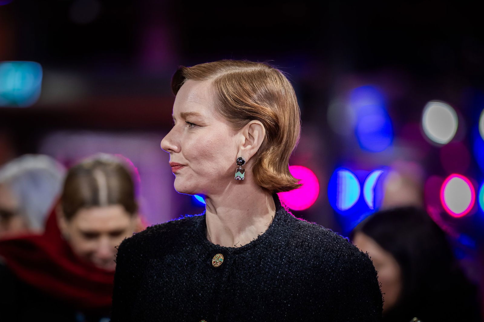 Sandra Hüller vor der Premiere.