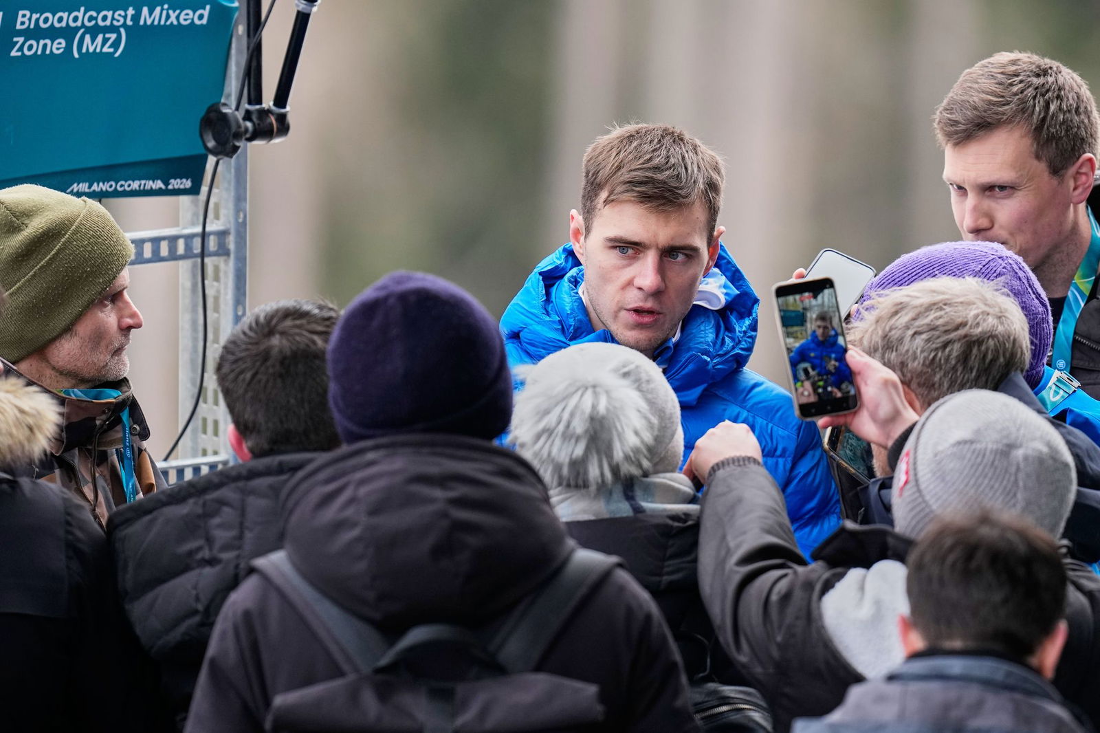 Wladyslaw Heraskewytsch sprach nach dem Training mit Journalisten.