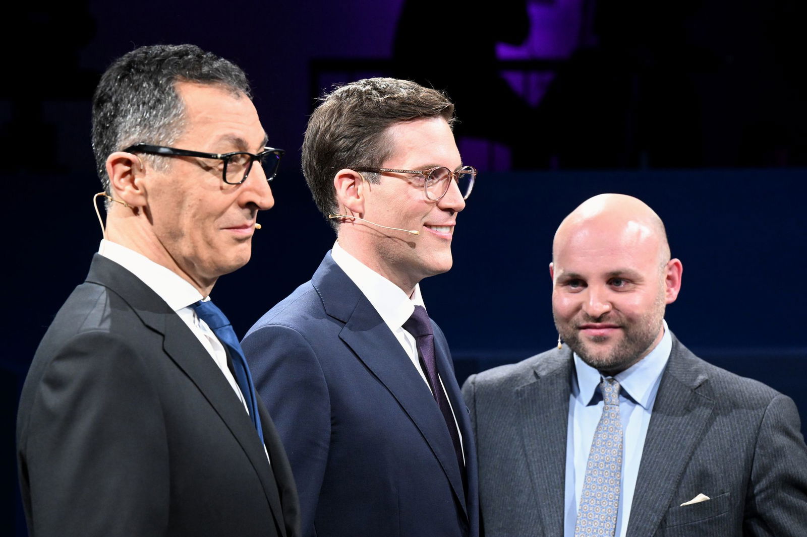 Vor dem Triell wurde freundlich gelächelt - und auch die Debatte blieb weitgehend sachlich.