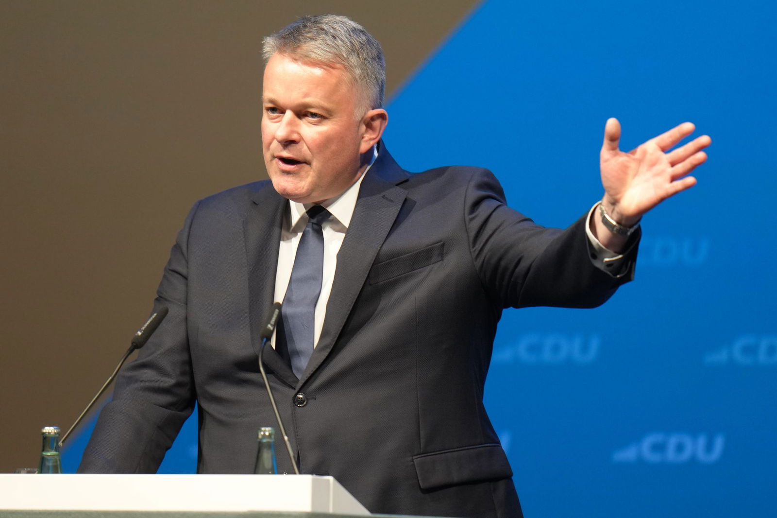 Wer meine, sich mit der AfD zusammentun zu müssen, «hat in unseren Reihen keinen Platz», sagt Gordon Schnieder, CDU-Spitzenkandidat für die Landtagswahl in Rheinland-Pfalz. (Archivfoto) 