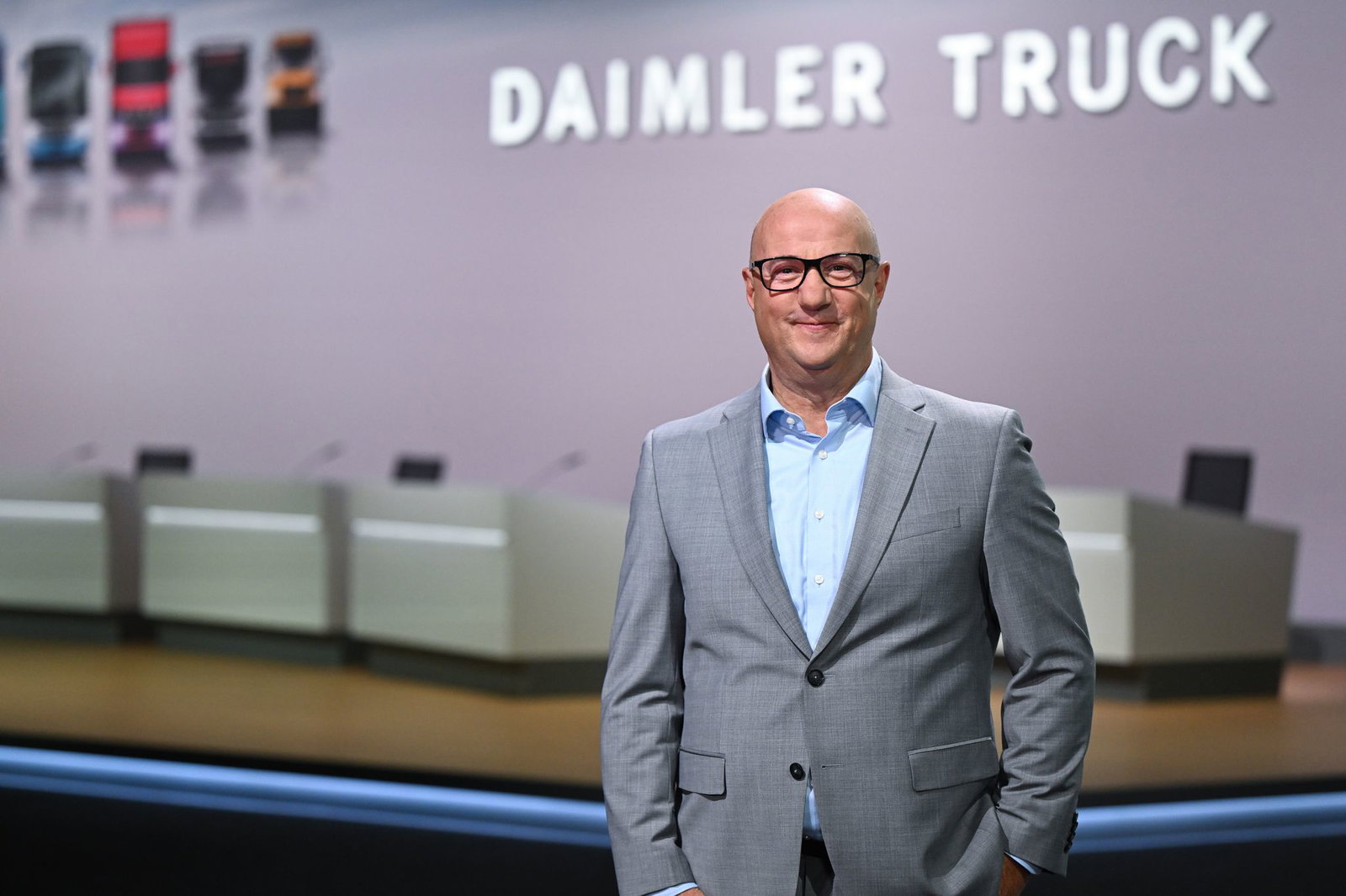 Daimler-Truck-Gesamtbetriebsratschef Michael Brecht: Fokus nicht nur auf Effizienz und Sparen. (Archivbild)