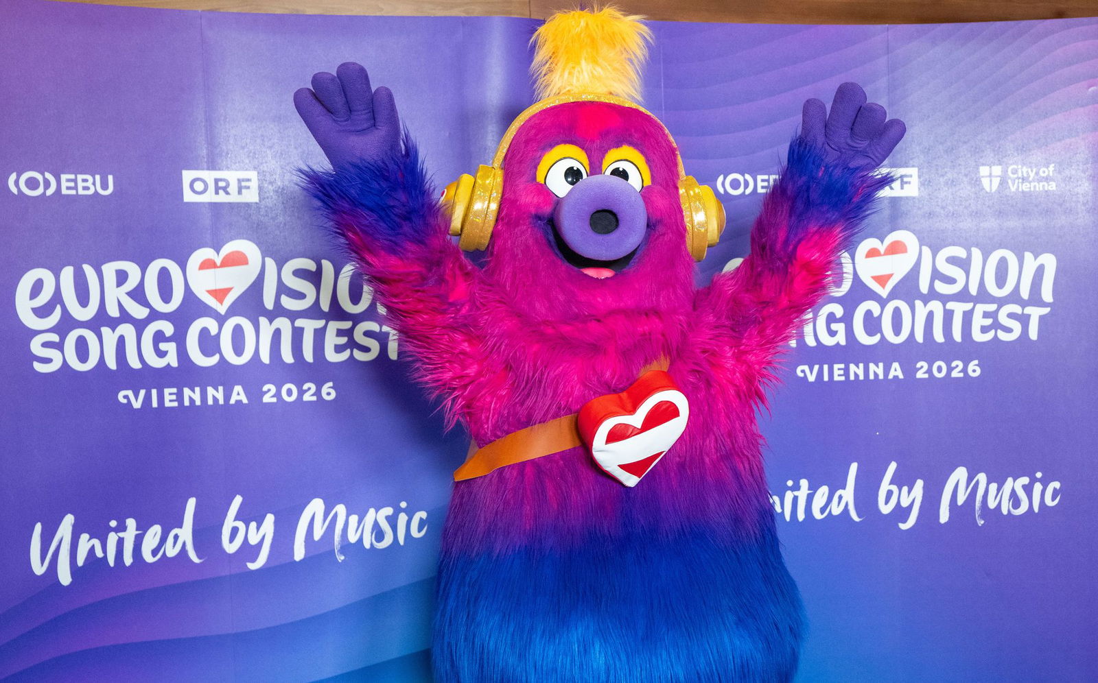 «Auri» heißt das Maskottchen des 70. ESC in Wien.