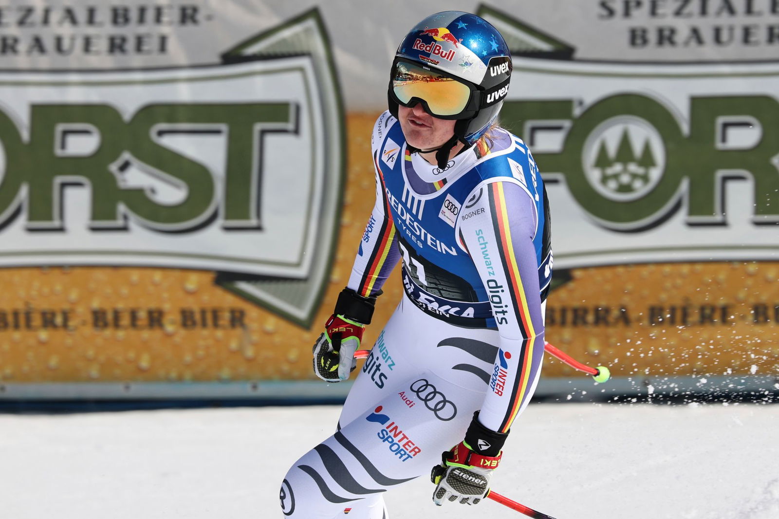 Emma Aicher fehlte nur ein Wimpernschlag zum Sieg.