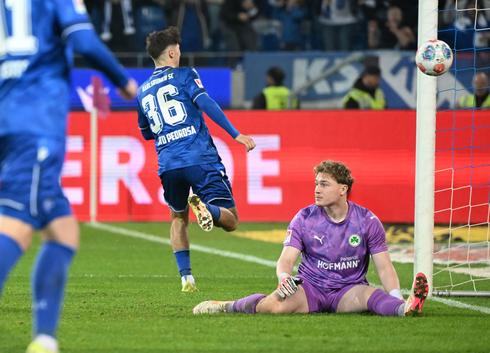 Rafael Pinto Pedrosa erzielte das 1:1 für den KSC.