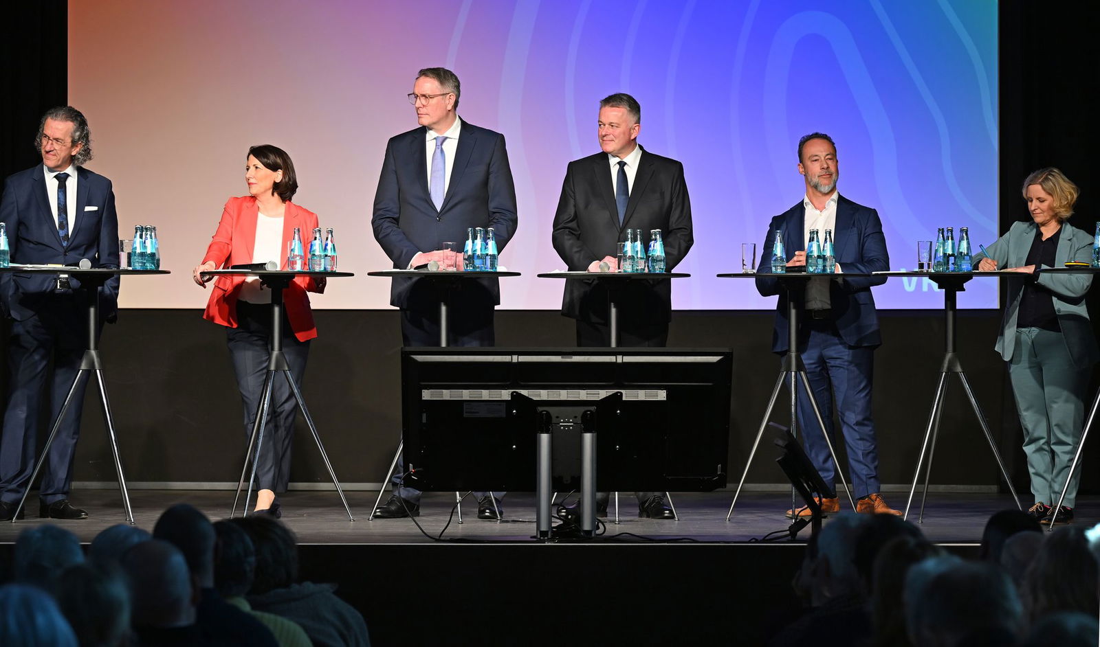 Sechs Spitzenkandidaten diskutieren vier Tage vor der Wahl auf Einladung der «Allgemeinen Zeitung» in Mainz. 