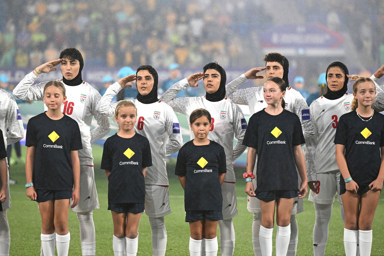 Militärgruß während des Asien Cup: Irans Fußballerinnen (Archivbild)