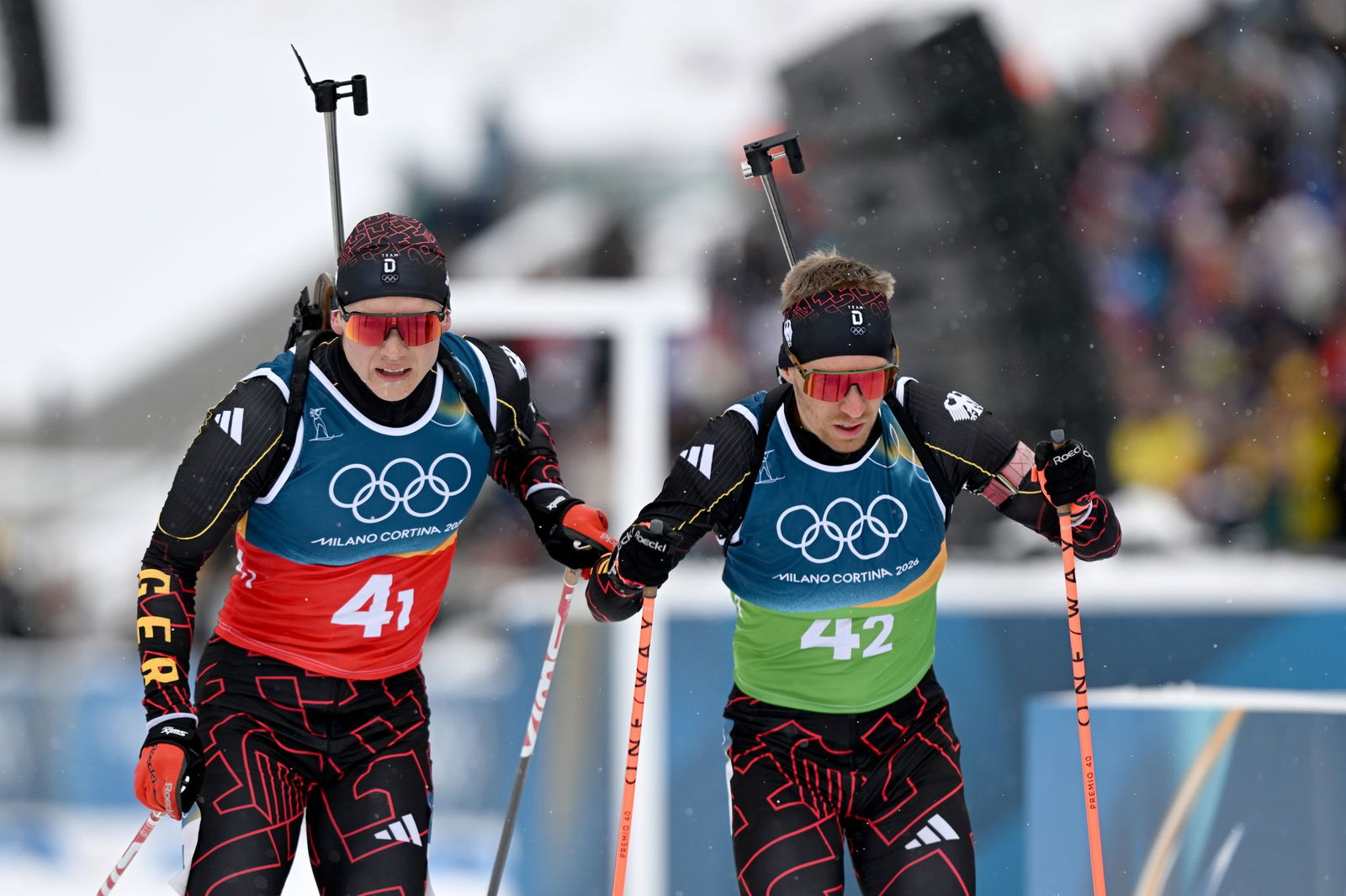 Keine Chance im Kampf um die vorderen Plätze: Justus Strelow und David Zobel