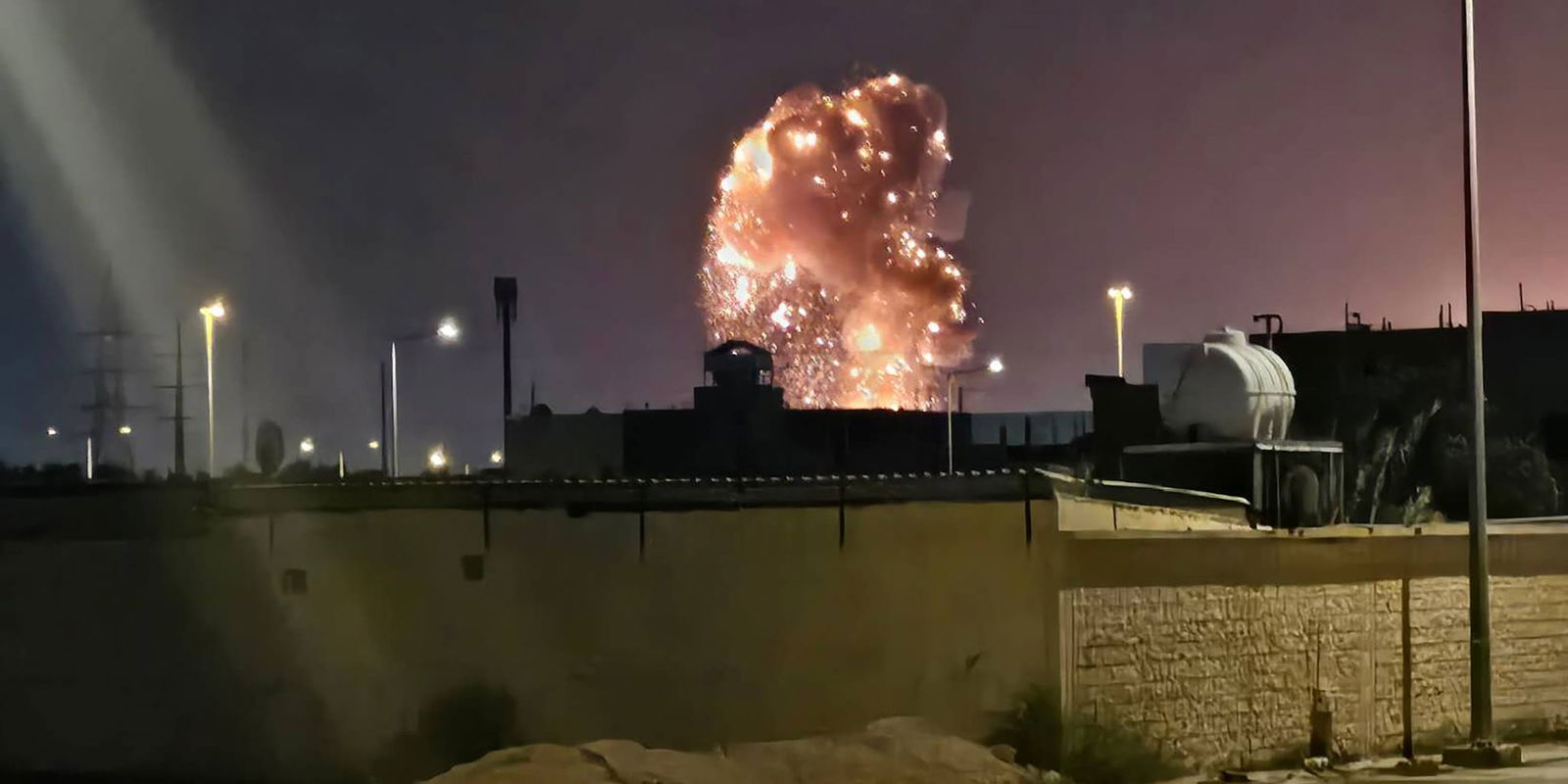 Der Iran greif die Golfländer an.