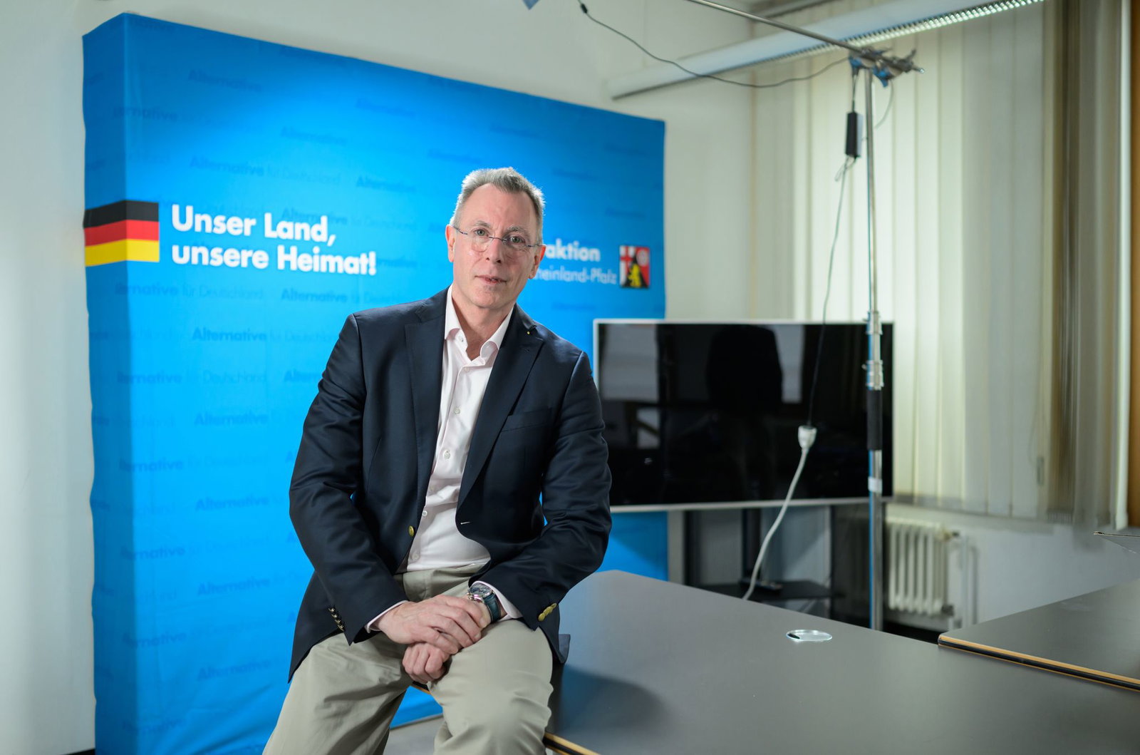 Statt Jan Bollinger wird nun Michael Büge die Geschicke der AfD-Fraktion im rheinland-pfälzischen Landtag leiten. 