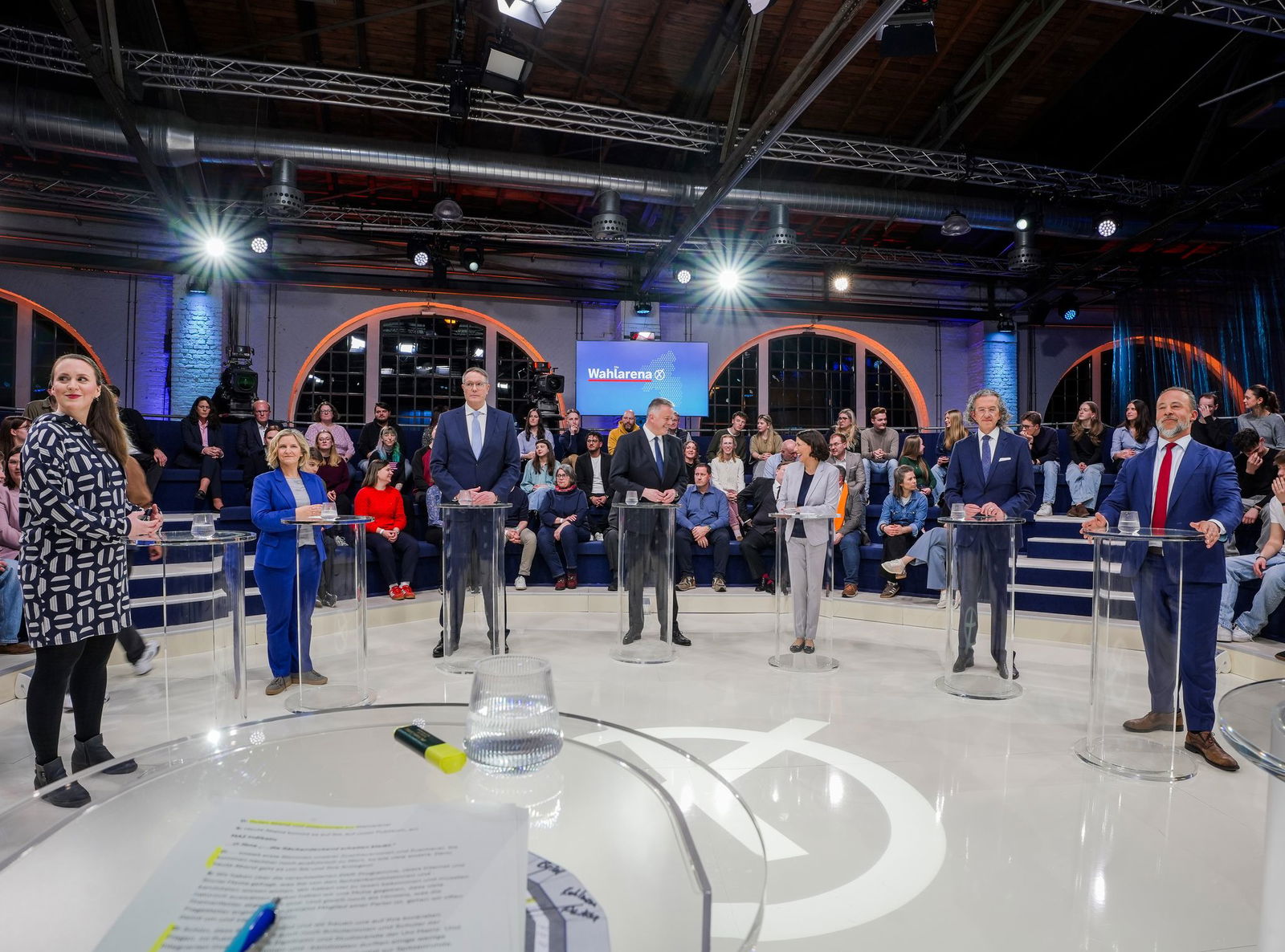 Bei der Diskussion wurden verschiedene Standpunkte der Spitzenkandidaten deutlich