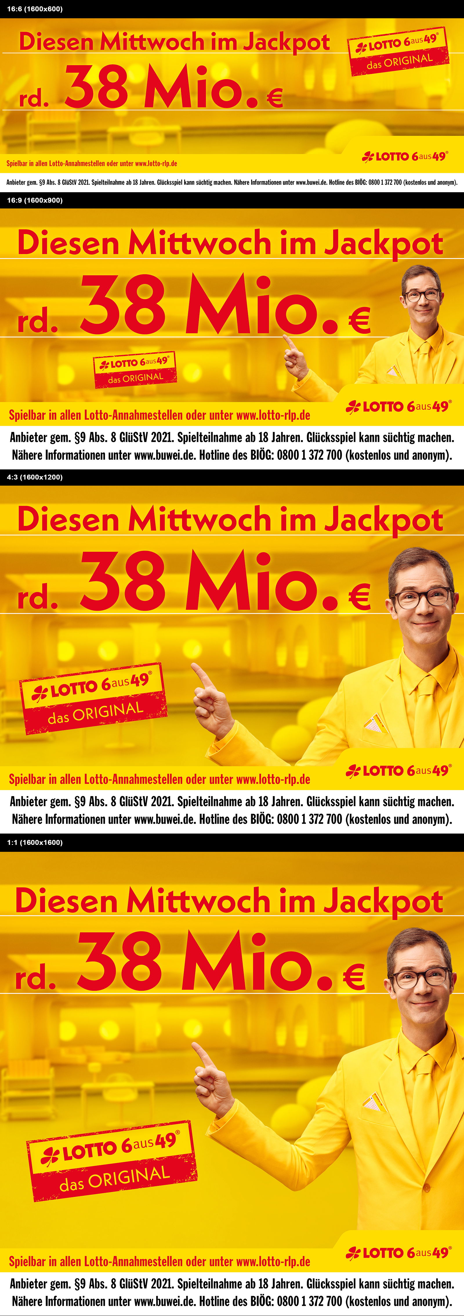 Lotto 6 aus 49 38 Millionen 16.03.2026