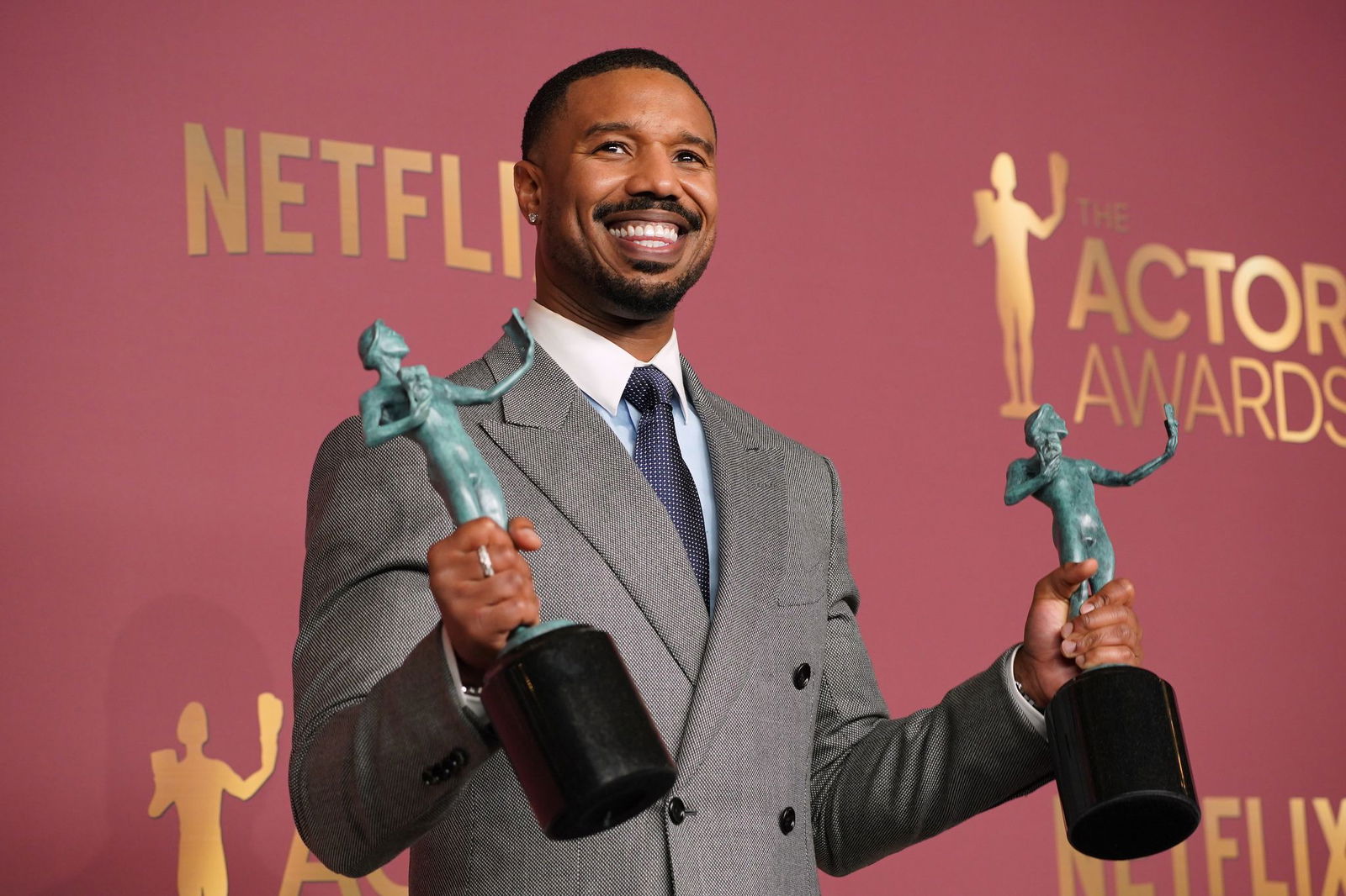 Michael B. Jordan ist mit seiner Doppelrolle in «Sinners» im Oscar-Rennen. (Archivbild) 
