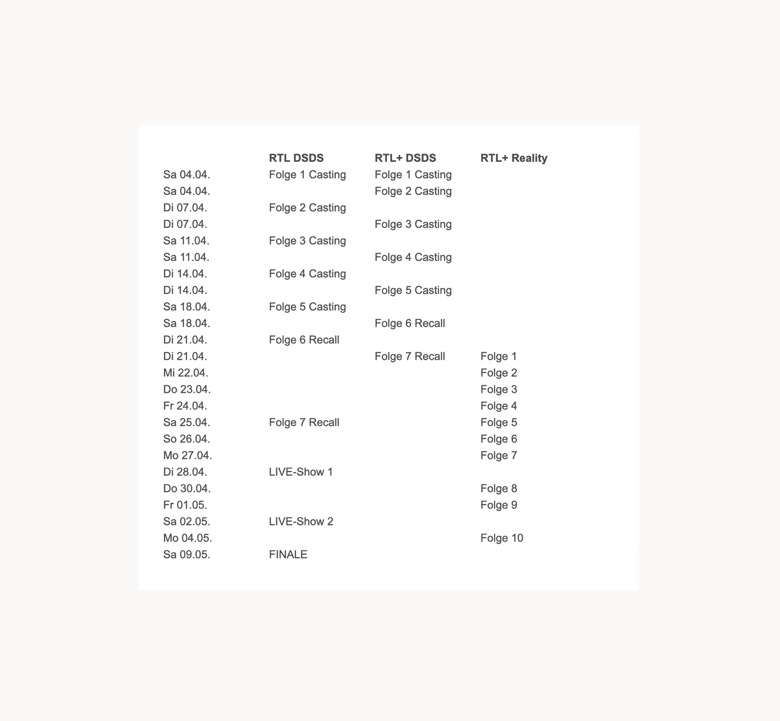 DSDS Ausstrahlung 2026