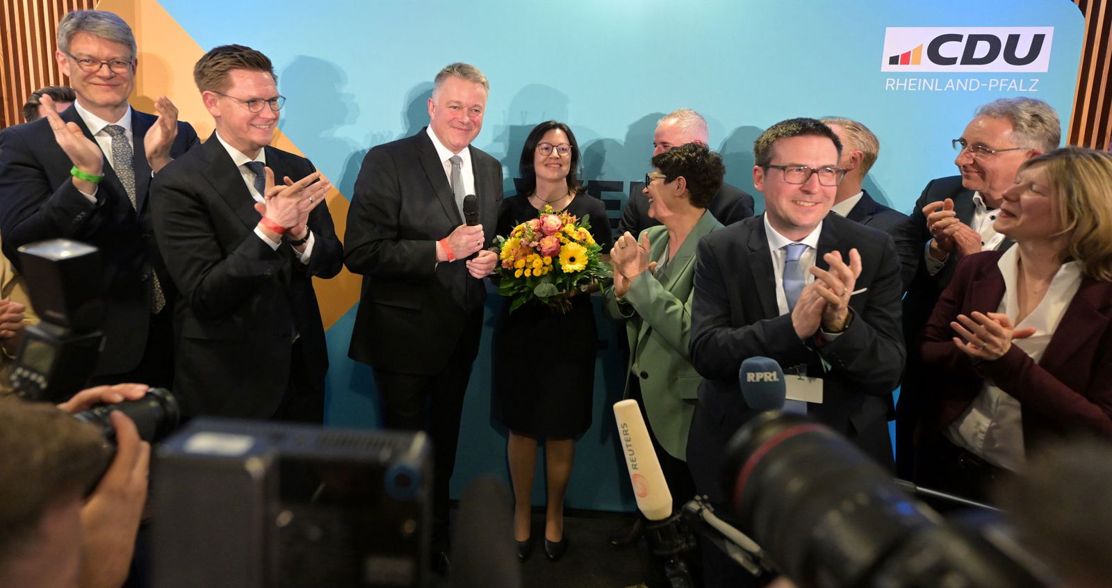 Gordon Schnieder, CDU-Spitzenkandidat für die Landtagswahl in Rheinland-Pfalz, hat mit seiner Partei voraussichtlich klar gewonnen. 
