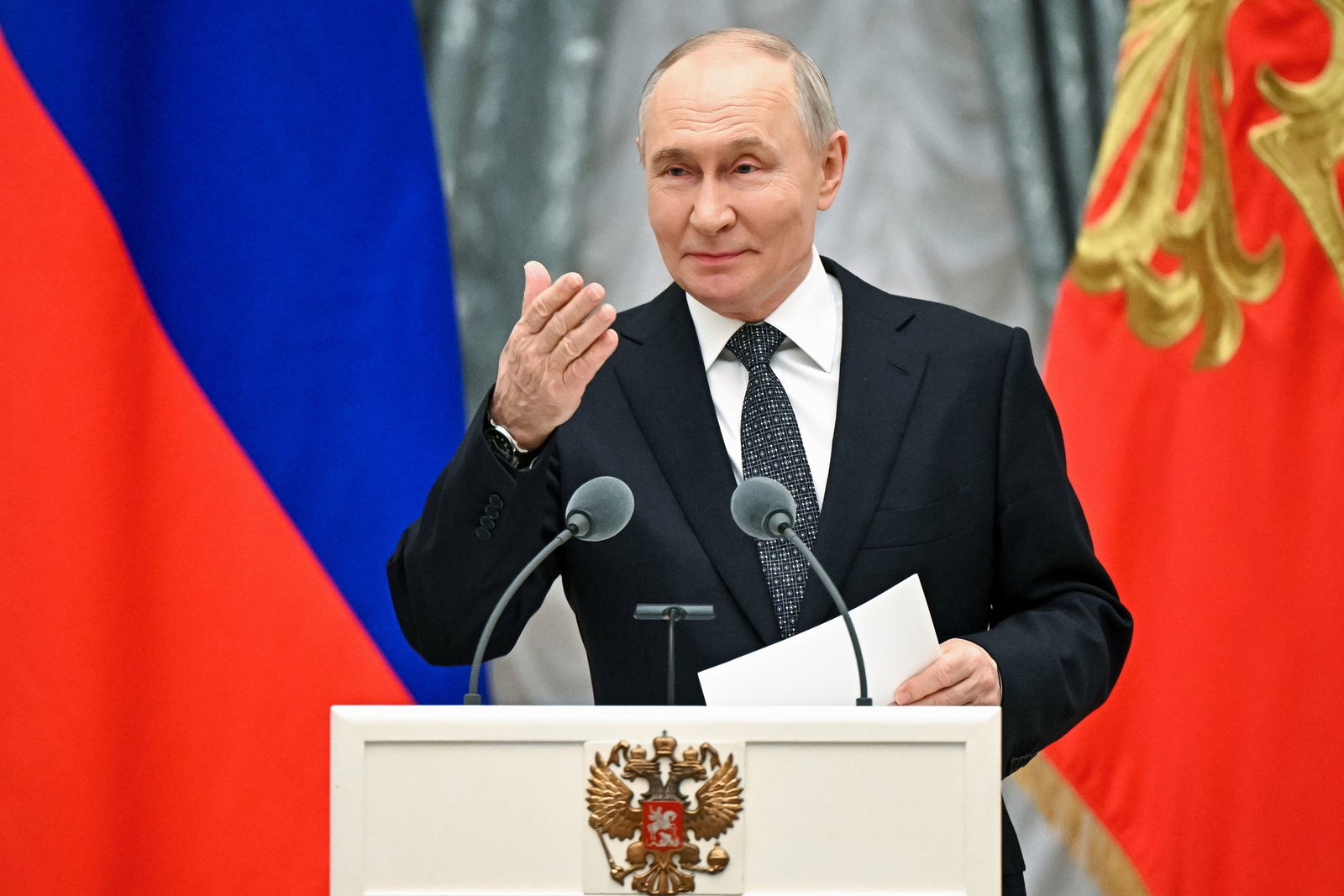 Putin bleibt bei seinen Kriegszielen unbeirrt. (Archivbild)